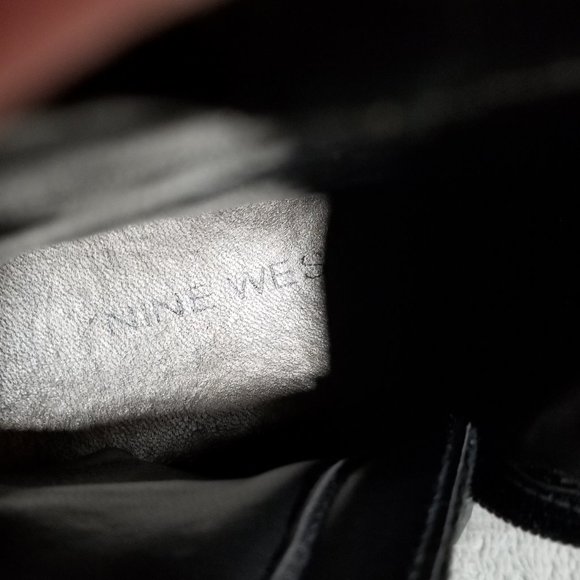 Nine West NWOT flat black angle boots - Picture 7 of 7